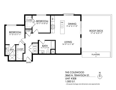 A black and white image of a house floor plan.